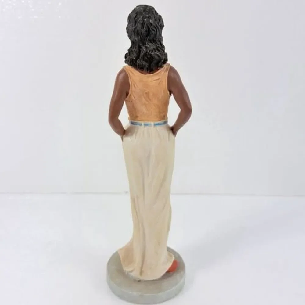 Vintage 2004 Home Interiors African Woman Figurine 10